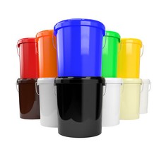 Eimer mit Deckel 16l Kunststoff Leereimer mit Griff lebensmittelecht luftdicht