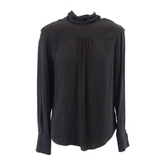 Bluse OUI Schwarz Damen Tunika