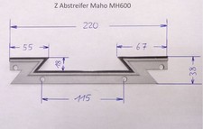 Abstreifer Maho Z MH600 NEU (1151684)