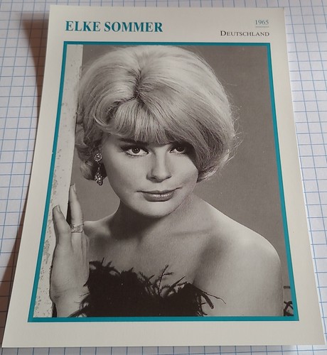 Schauspielerin elke sommer - schauspielerin,