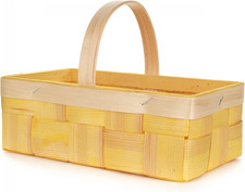 Holzkorb Osterdekoration