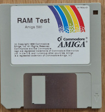 Commodore Amiga 500 Diskette- RAM Test Amiga 590