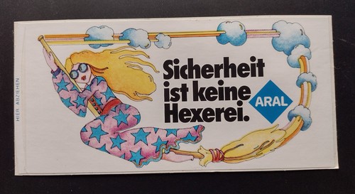 Aral aufkleber 60er - aufkleber, 70er