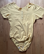 Gelbes Damen-/ Mädchen Body / Shirt Gr S/36/38 Top, Oberteil, Bluse