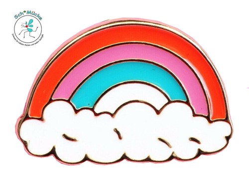 Anstecker regenbogen wolke - regenbogen,