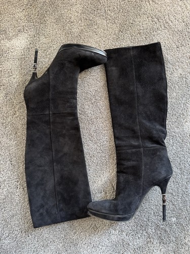 Gucci overknee stiefel aus - gucci,