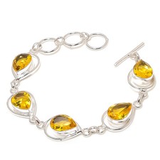 Citrin Edelstein Handgemachte