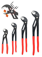 Wasserpumpenzange mit Einstellknopf 175/240/300/415 mm Zange Rohrzange Wapu Set