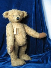 Alter GRISLY Mohair Teddy Bär