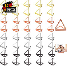 Gold Dreieckige Tischkartenhalter Tischnummernhalter Hochzeit Menühalter Set 40 