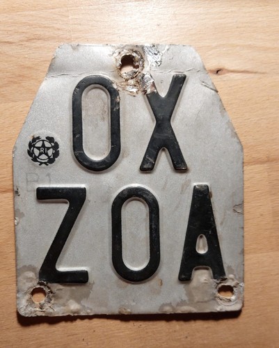 Nummernschild italien mofa - italien,