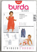 Neu + OVP: Burda Kids 9652 Schnittmuster Overall 68 - 98 - sehr leicht zu nähen