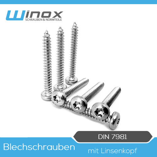 Blechschrauben din 7981 - blechschrauben,