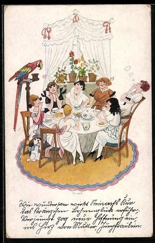 Künstler walter trier - künstler-ak,