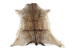 XXL Hirschfell Teppich Damwild