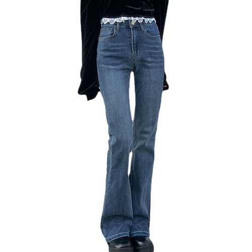 Damen schlagjeans high waist - high,