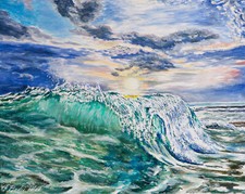 Eigenes Acrylbild. Leinwand