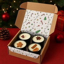 Weihnachtsduftkerzen ein