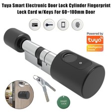 Elektronisches Fingerabdruck Türschloss Türöffner 60-110mm Tür Schließzylinder~