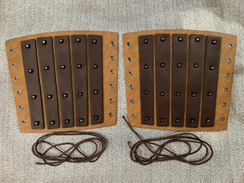 Wikinger armschienen braun - wikinger,