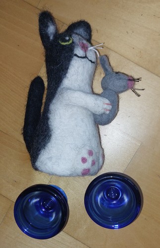 Filz eierwärmer unikat - filz,
