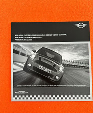 MINI  JCW John Cooper Works Clubman CABRIO  Preisliste  2009 -TOP