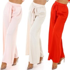 Damen palazzohose paperbag - damen,