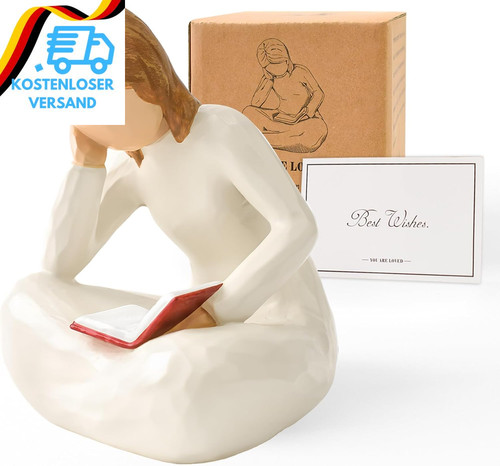 Deko figuren lesen geschenke - deko,