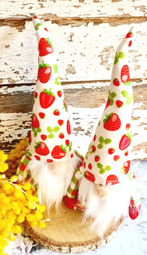 Wichtel sommer erdbeere stoff - sommer,