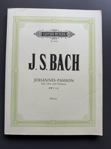 Bach johannes passion - bach, johannes-passion