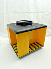 DDR Kassetten Karusell für 20 MC / Musikkassetten - in GELB - gebraucht GUT /PE