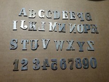 Nummer, Buchstaben " Alphabet + Zahlen " Schablonen, 20 mm von Gravieranstalt