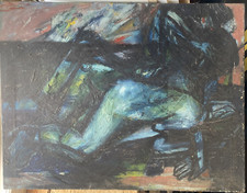 ::ÖLGEMÄLDE LIEGENDE PERSON