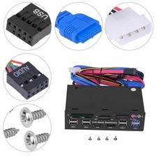 5.25in Media Dashboard Front Panel USB3.0/2.0 HUB ESATA Multi Card CB