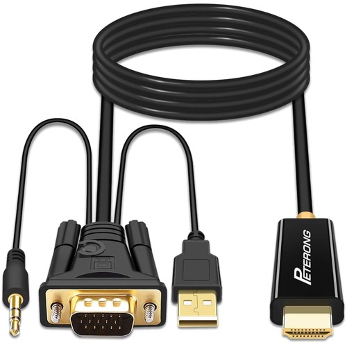 Vga hdmi kabel adapter - kabel, audio