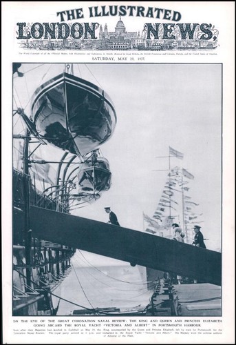 1937 naval coronation review - naval,