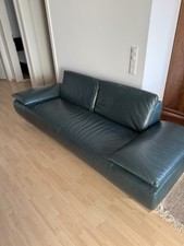 Dunkles  Ledersofa Rolf Benz 3 Sitzer 238 cm top Zustand 