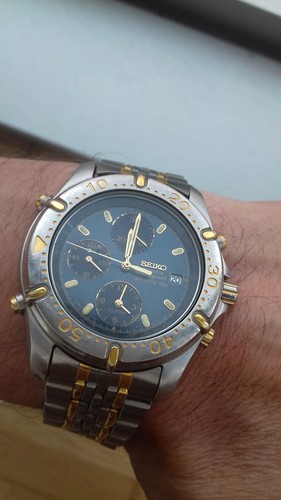 Seiko 7t32 6e00 chronograph - seiko,