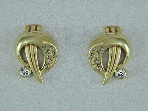 Ohrstecker diamant gold 585 - ohrstecker,