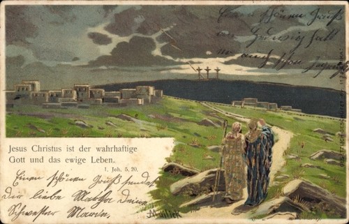 Präge künstler mailick - präge, ak