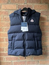Pyrenex Herren Mini Ripstop Spoutnic Weste Gilet Jacke Daunen Puffer Navy Medium M