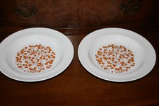 Original Melitta  Jeverland Wiesmoor 2 x Suppenteller / tiefe Teller  TOPZUSTAND