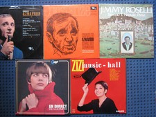 LP Sammlung Charles Aznavour - Mireille Mathieu - Branduardi - Jimmy Roselli etc
