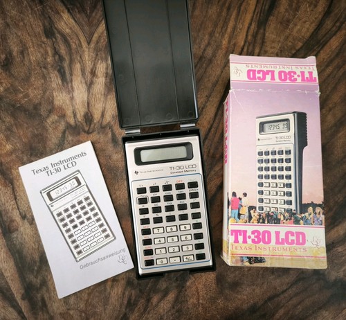 Texas instruments lcd - ti-30,