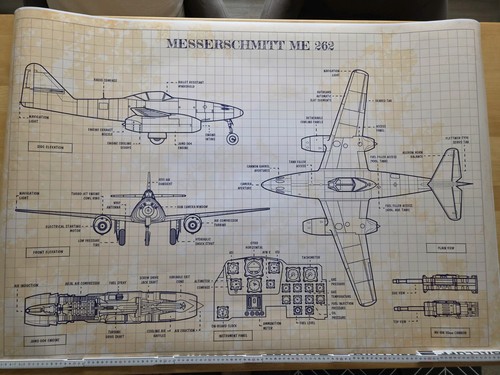 Poster messerschmitt 262 - messerschmitt, me-262