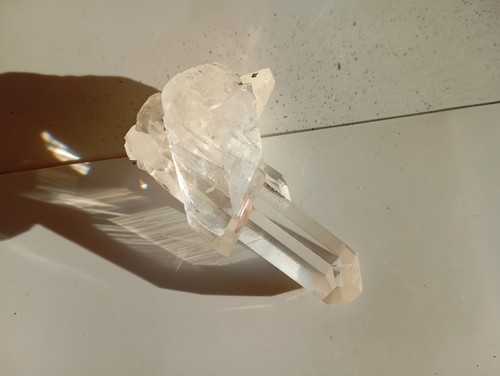 Glasklare bergkristall spitzen - glasklare,