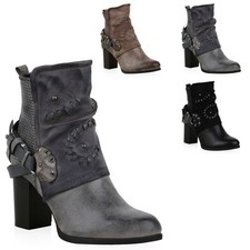 Damen Stiefeletten Gefütterte