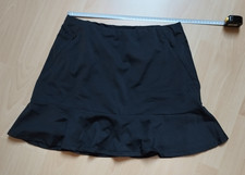 Sportrock M schwarz Stretch Tennisrock Golfrock Skort Rock + Innenhose beige