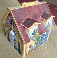 Playmobil tragbares Puppenhaus 4145 mit 40 Teilen Inhalt, 1 Figur, Dachschaden 