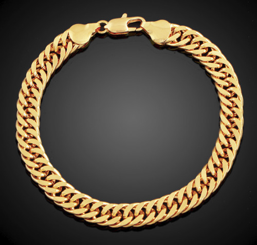 Goldkette karat 8mm dick - 18,